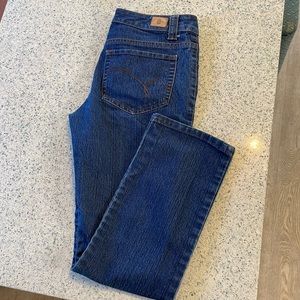 Bandolino straight leg five pocket jeans